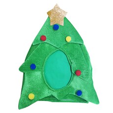 人氣款聖誕樹帽 B款臉部彈出, 混合色