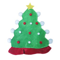 潮人聖誕樹帽 A綠紅色, 混合色, 1個