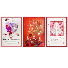 5000 旋律卡片 M50 3款, 混合顏色, 1套