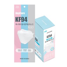 애니케어 황사방역용 마스크 대형 KF94 패키지 랜덤발송, 30개입, 1개