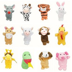 角色扮演手指木偶 12 件套, 混色