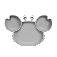 enfix 螃蟹造型食餐盤, 灰色