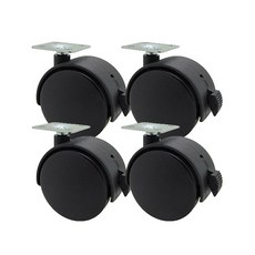 Bbo-ma 多用途旋轉腳輪, 4個, 混色