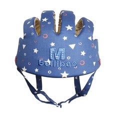 Beilibao 孩童學步防摔帽, 海軍藍 星星款, 1個