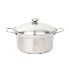 IH感應爐適用3層不鏽鋼雙耳湯鍋, 37.5cm, 單色