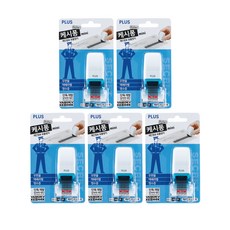 PLUS 普樂士 Kesipong資訊安全滾輪 迷你 IS-520CM-KR 5入, 白色的, 單色