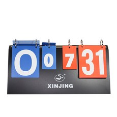 XINJING雙面計分板 7組 31點制, 黑色的, 1個
