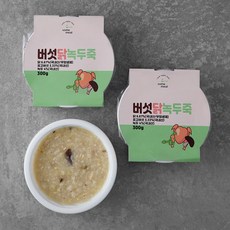 섬밀 버섯닭녹두죽 (냉장), 300g, 3개