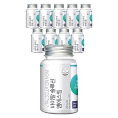 Vital Solutions MSM保健錠禮盒組, 120顆, 10罐