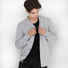 GOLD PERCENT 男士 Traverto 基本款針織開襟衫