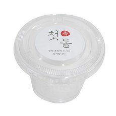 透明鬆餅杯小扁平 100p + 個娃娃貼紙韓文 1 100p, 1套