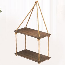 Tanni-ne室內裝飾三鉤壁掛架 ZSP025, 深棕色