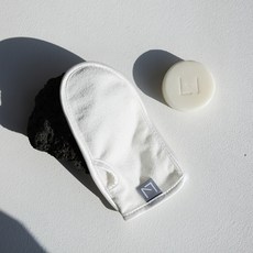 PURELEVY 香皂+搓澡手套, 1組