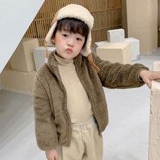 兒童刷毛拉鍊外套
