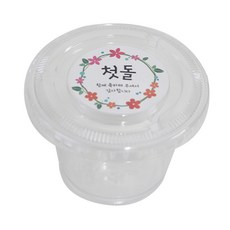 透明鬆餅杯小平100p+公仔貼紙花冠100p, 1套