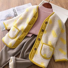 Contikids 孩童款時尚保暖絨毛外套