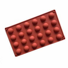 矽膠半球形模具, 單色, 1個