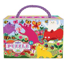 兩隻可愛的貓拼圖, 1個, 20件