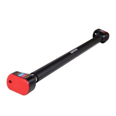 스포빅스 이지 그립 블랙 매니아 풀업바, 블랙 + 레드