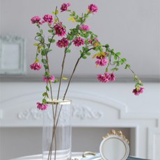 미스모네 조화 흘러내리는 미니 소국 가지, F 딥핑크, 1개