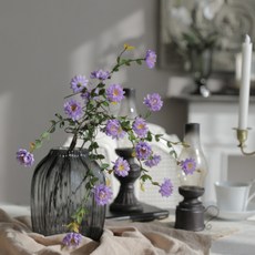 미스모네 조화 흘러내리는 미니 소국 가지, B 퍼플, 1개