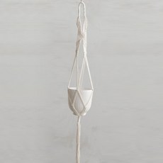 miss mone 居家花園Macrame壁掛式植物吊籃 棉繩, C