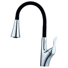 DAROS 廚房天鵝水龍頭黑色 DS150, 1個