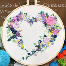 手作刺繡DIY組 20cm, 1套, 無情 (n75)