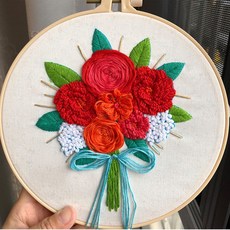 에이엘비 이지자수 DIY키트 20cm, 1세트, 션사인꽃다발(n22)
