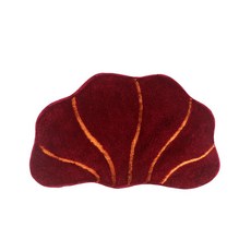 JCP 優雅貝殼墊 45 x 75cm, 紅色的, 1個