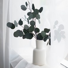 DEAR MENT 聚桉樹葉花瓶, 白色的