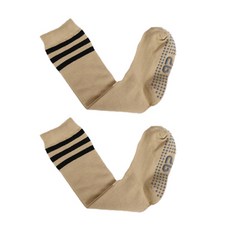 HOSKUS 2 雙 Pilates 條紋過膝襪