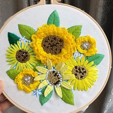 에이엘비 이지자수 DIY패키지 20cm, 1세트, 눈부신해바라기(n14)