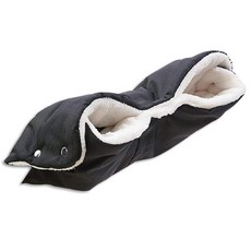 OON 嬰兒推車防寒手套, 黑色, 1個