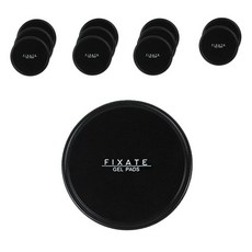 BALONS 汽車用凝膠手機支架 圓形, 12個, 黑色