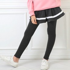 여아용 주름 밍크 기모 보온 치마 레깅스