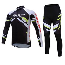 텔레이 기모 자전거 상하의 세트 TL 09