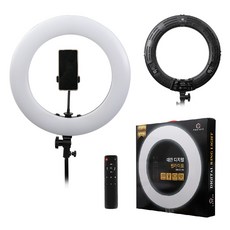 DAEHAN LED環形補光燈+無線遙控器, DH-RL18（黑色）, 1套