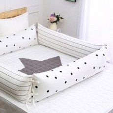 The Sketch現代風長靠枕套, 象牙白底圓點點