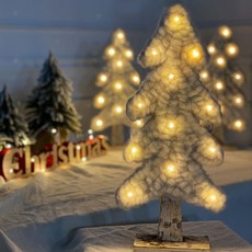 EPLYN 北歐風LED樹木造型夜燈, 白色的