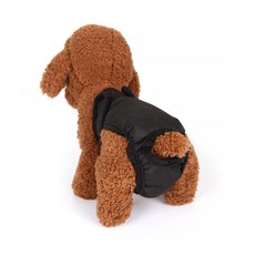 알럽펫 강아지 생리 위생 바지 블랙, S, 1개