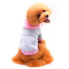 I Love Pet 寵物絲絨連帽口袋運動服, 灰色