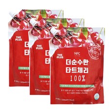 더플러스 더 순수한 타트체리 백프로 주스, 1L, 3개