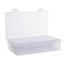 64格獨立收納多功能盒, 白色的, 1個