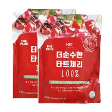 더플러스 더 순수한 타트체리 백프로 주스, 1L, 2개