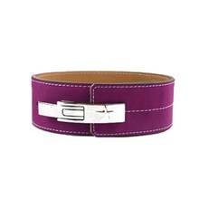 美國 VALEO 彩色扣環舉重腰帶 S, 紫色