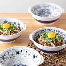블루메종 핸들 면기 4종 세트, 혼합색상, 1세트