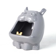 JHCompany 애니멀 멀티 스토리지 재떨이, 하마, 1개