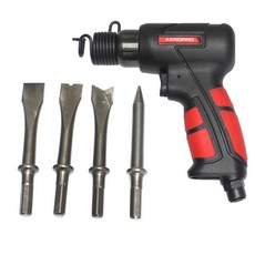 AEROPRO 空氣錘錘子汽車維修工具帶 4 個錘子鑿子 AP27621, 1個