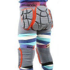 savander 滑雪運動護臀+護膝組合, 灰色